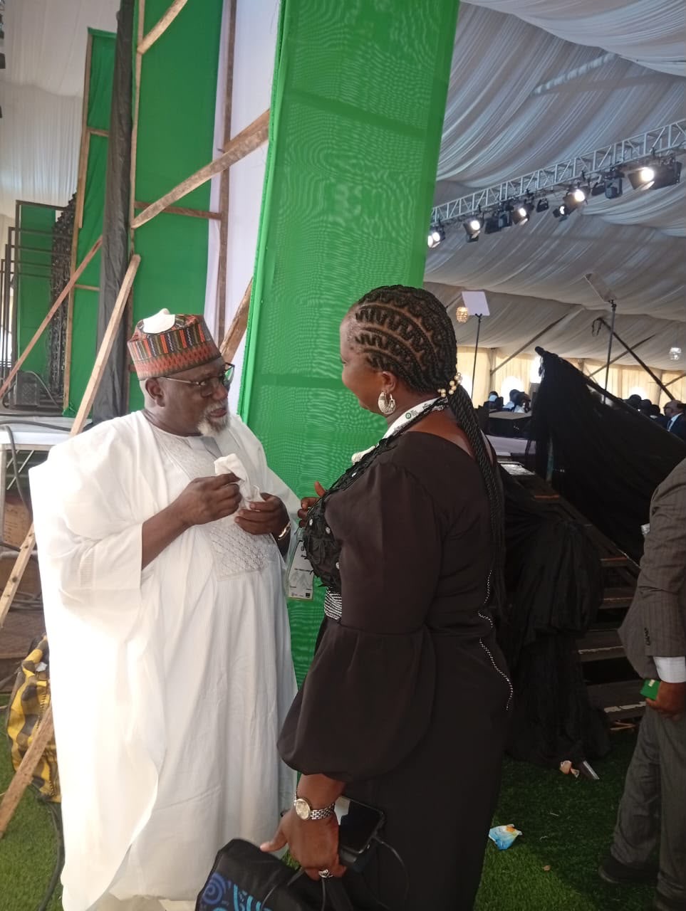 His Excellency, Alhaji Lawal Musa Daura, the Vice Presidential Candidate of the Allied People's Movement (APM), is currently engaging with Nigerians and members of the legal community.