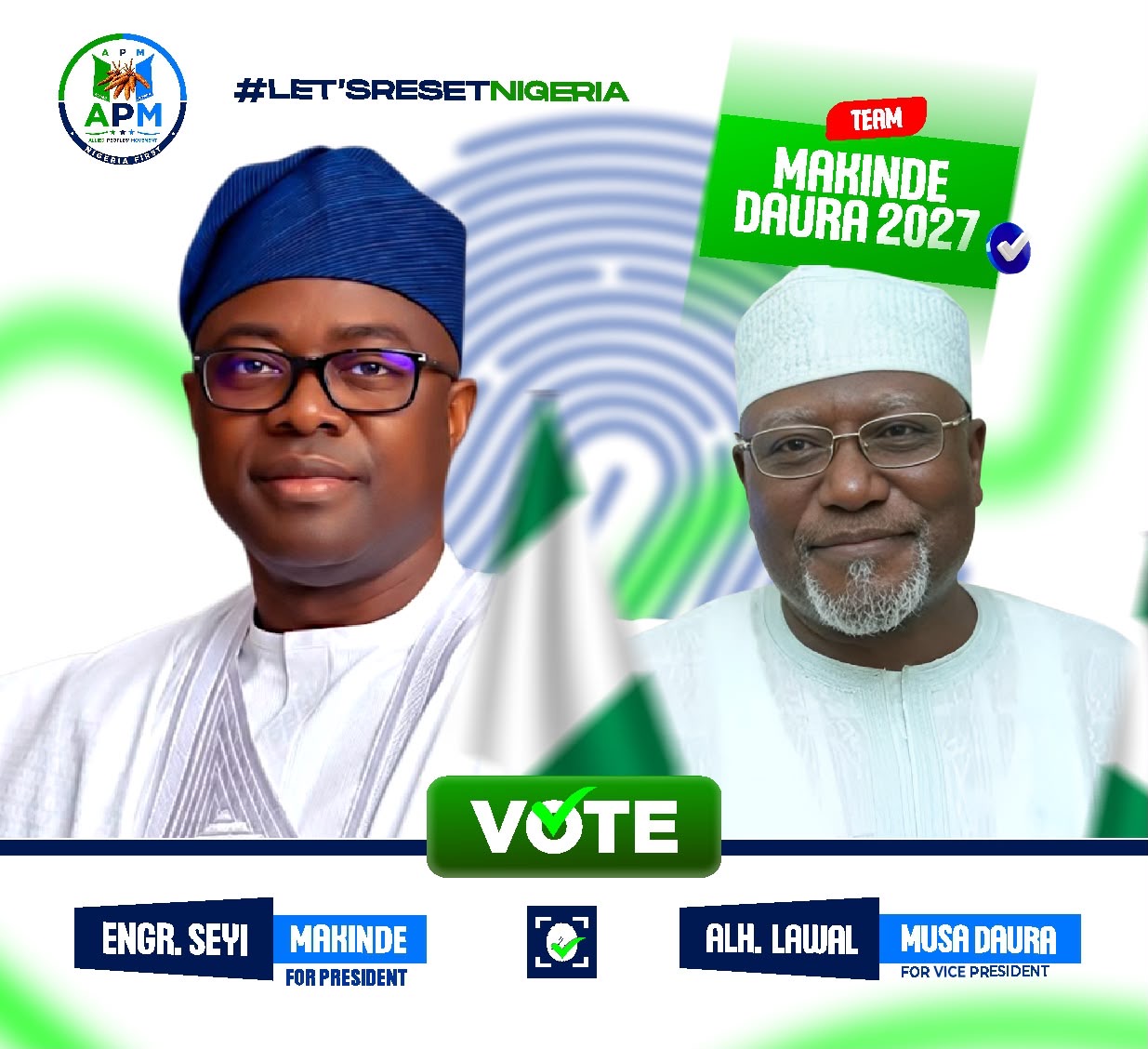 Engr. Seyi Makinde brings proven executive performance, economic foresight, and infrastructural brilliance.