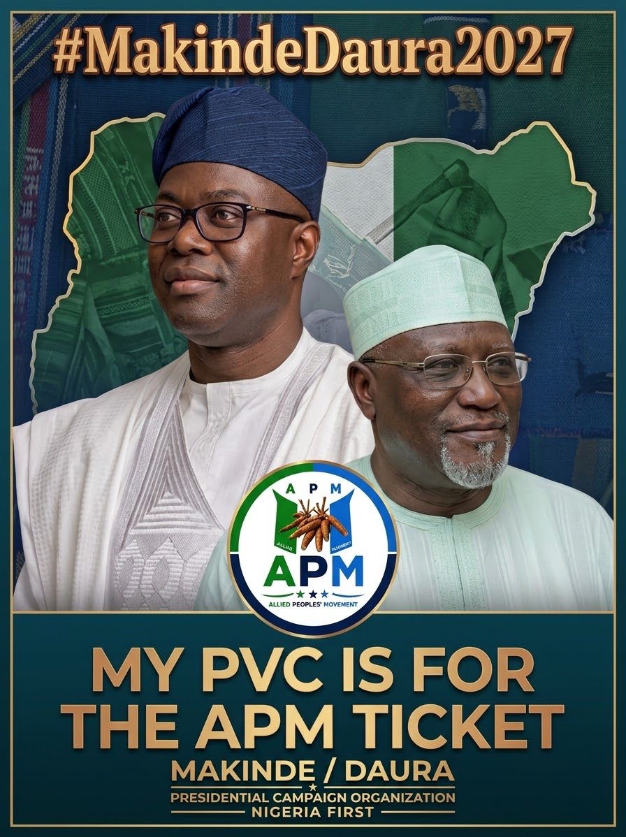 As we look toward 2027, Nigeria requires leadership with a clear record of delivery, competence, and safety.