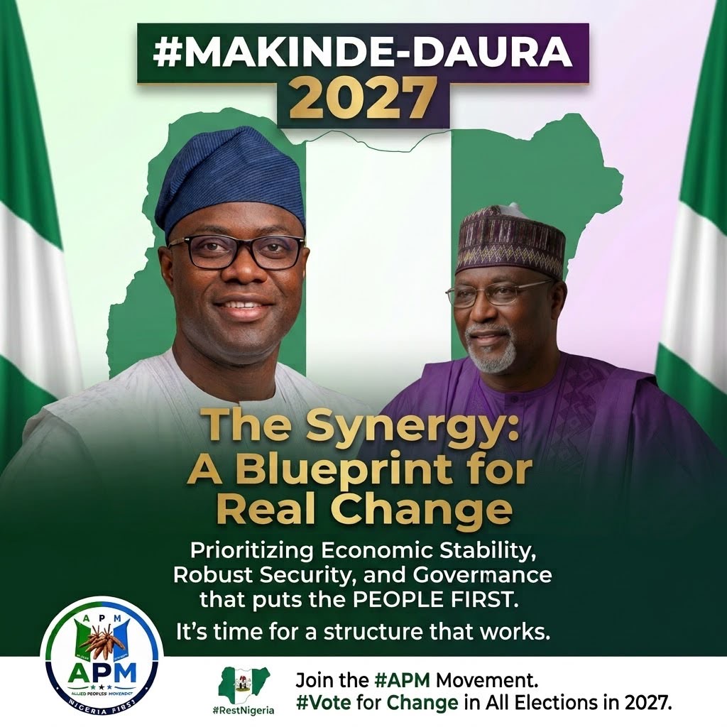 2027 is a pivotal year for Nigeria. We need leadership that understands both the grassroots and the systemic challenges holding us back.